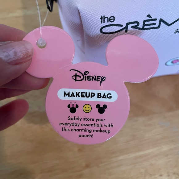 Crème Shop Disney Mickey Minnie Cosmetic Bag-pink-NWT - Picture 6 of 12